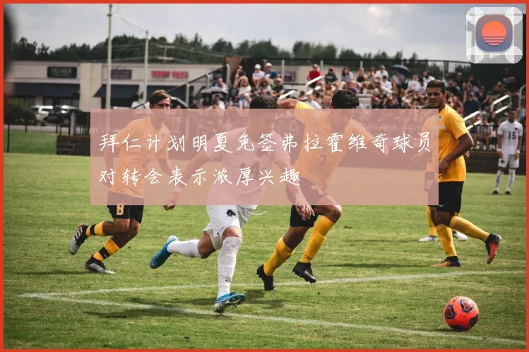 拜仁计划明夏免签弗拉霍维奇球员对转会表示浓厚兴趣